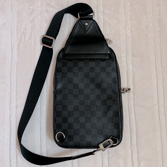 Louis Vuitton Damier Graphite Canvas Avenue Slingbag Backpack Style Bag - Picture 3 of 16